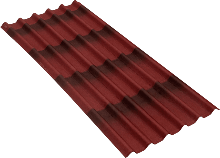 Черепица Ондулин DIY красная