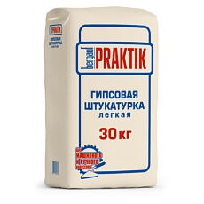 Bergauf  Praktik Штукатурка гипсовая легкая 30 кг/49