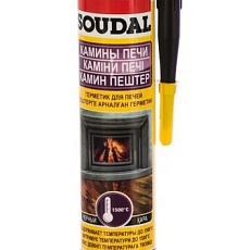 Soudal Герметик для печей черный Калофер (до 1500 С) 15*280 мл